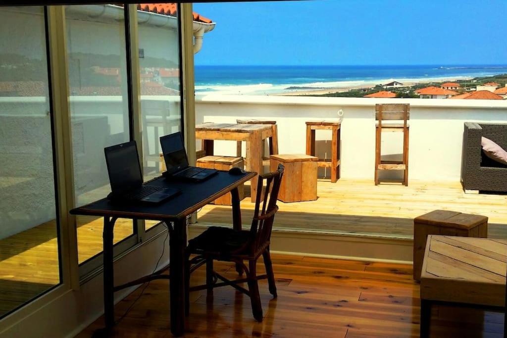 T2 A Anglet Grande Terrasse Vue Mer, Plage A Pied. Exterior foto